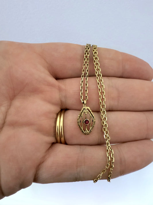 10k Converted Stickpin Pendant