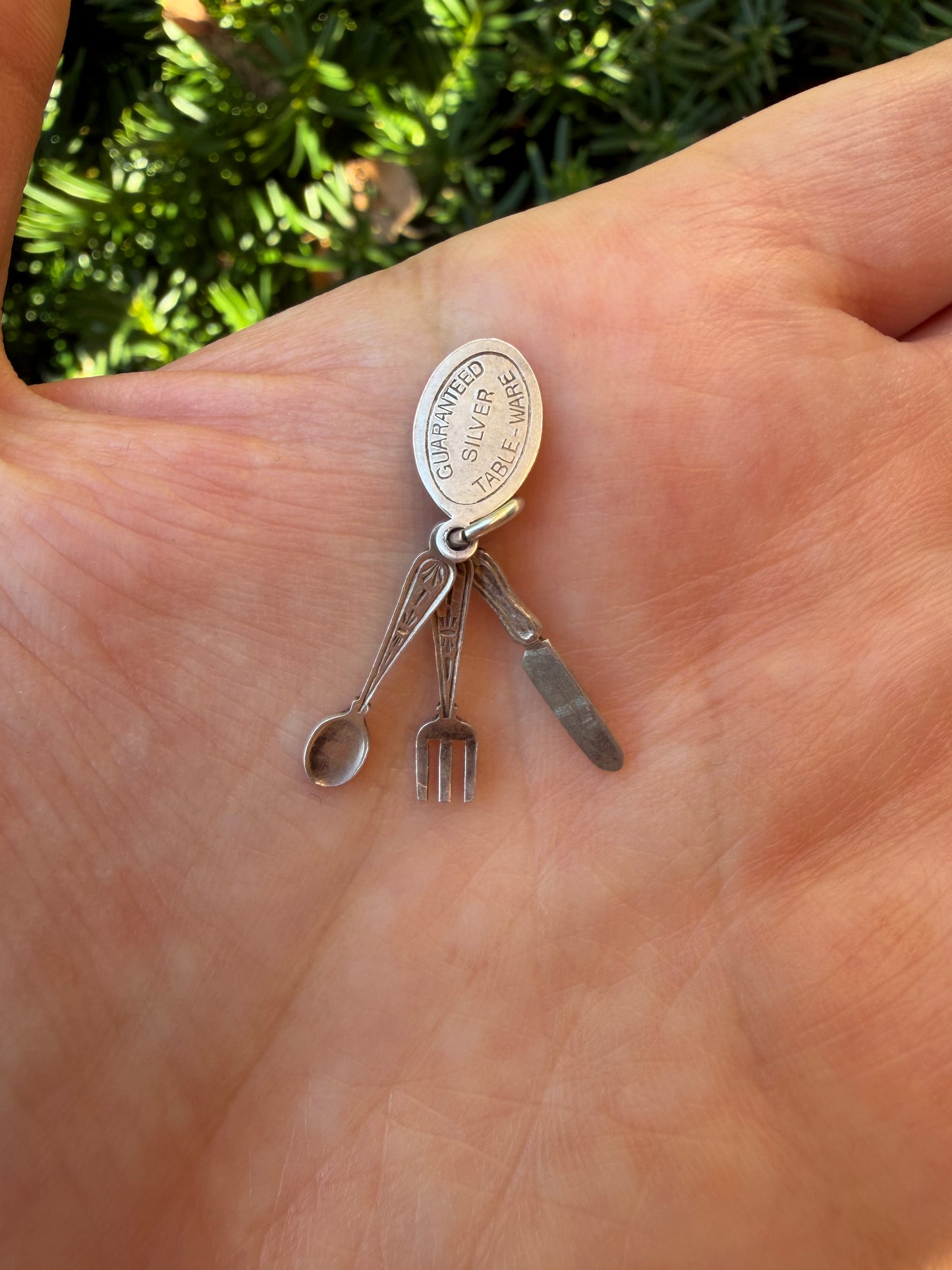 Sterling Silver Tableware Charms