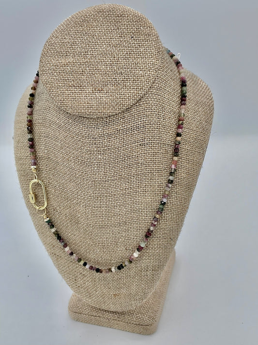 Multi colored tourmaline