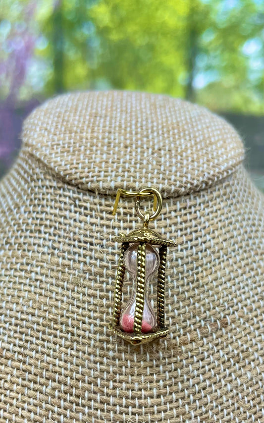 Vintage Hourglas Charm