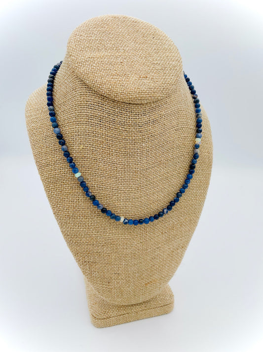 Gemstone Necklace Lapis