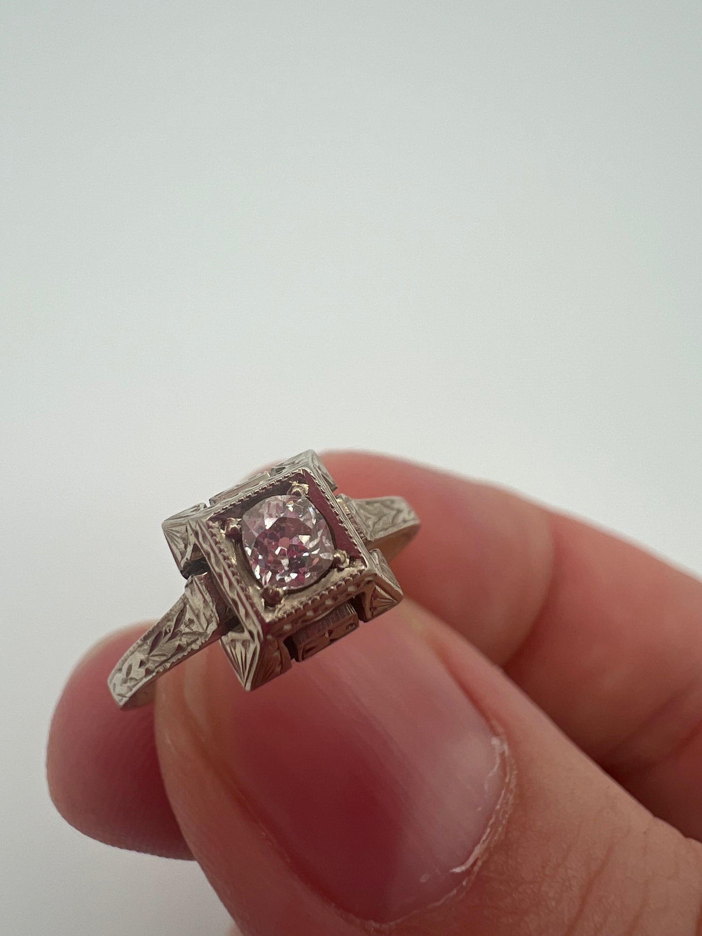Art Deco Engagement Ring