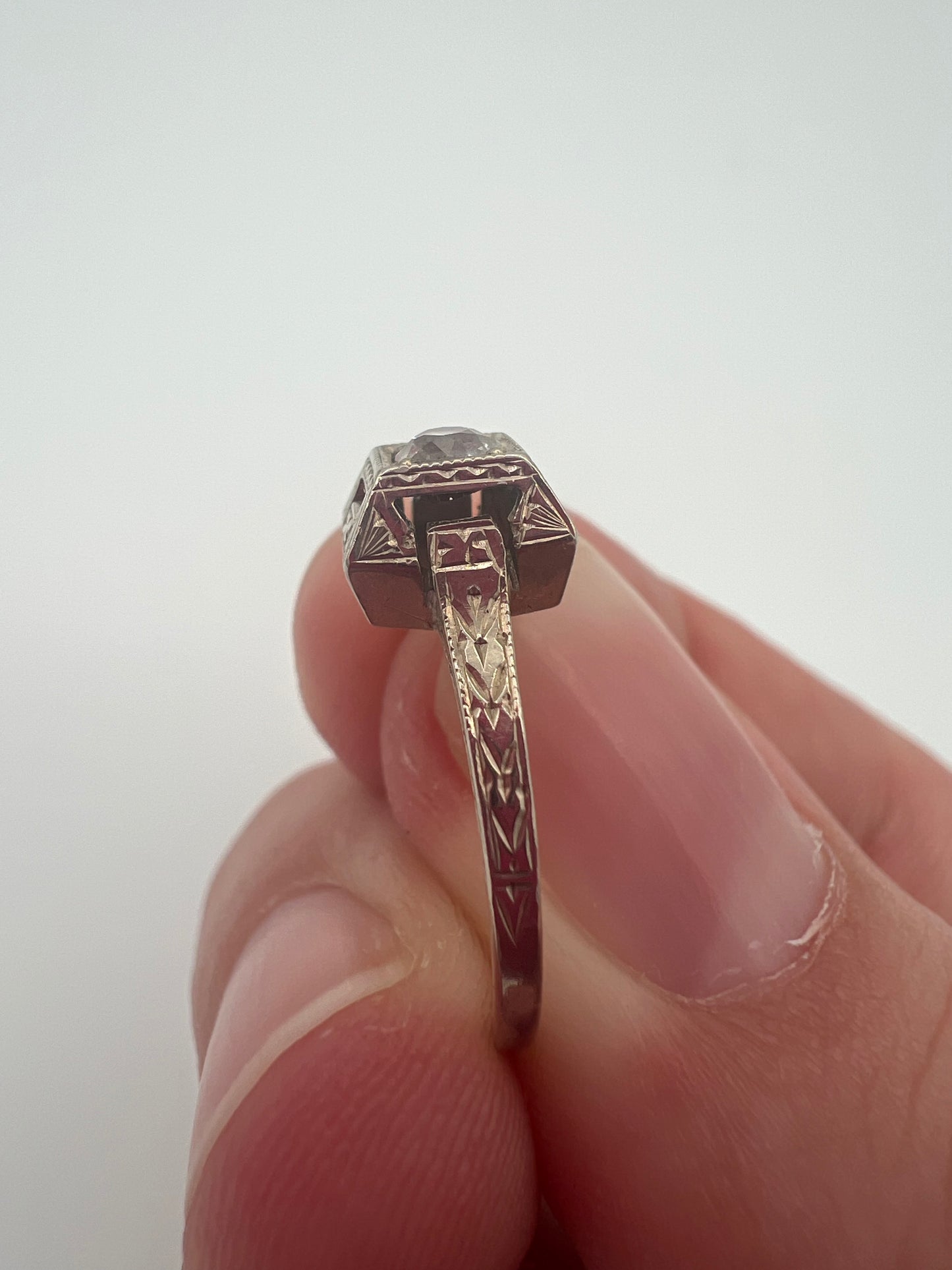 Art Deco Engagement Ring
