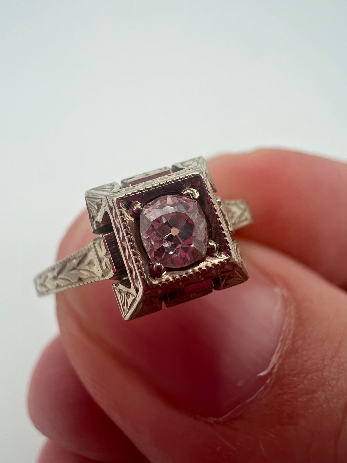 Art Deco Engagement Ring