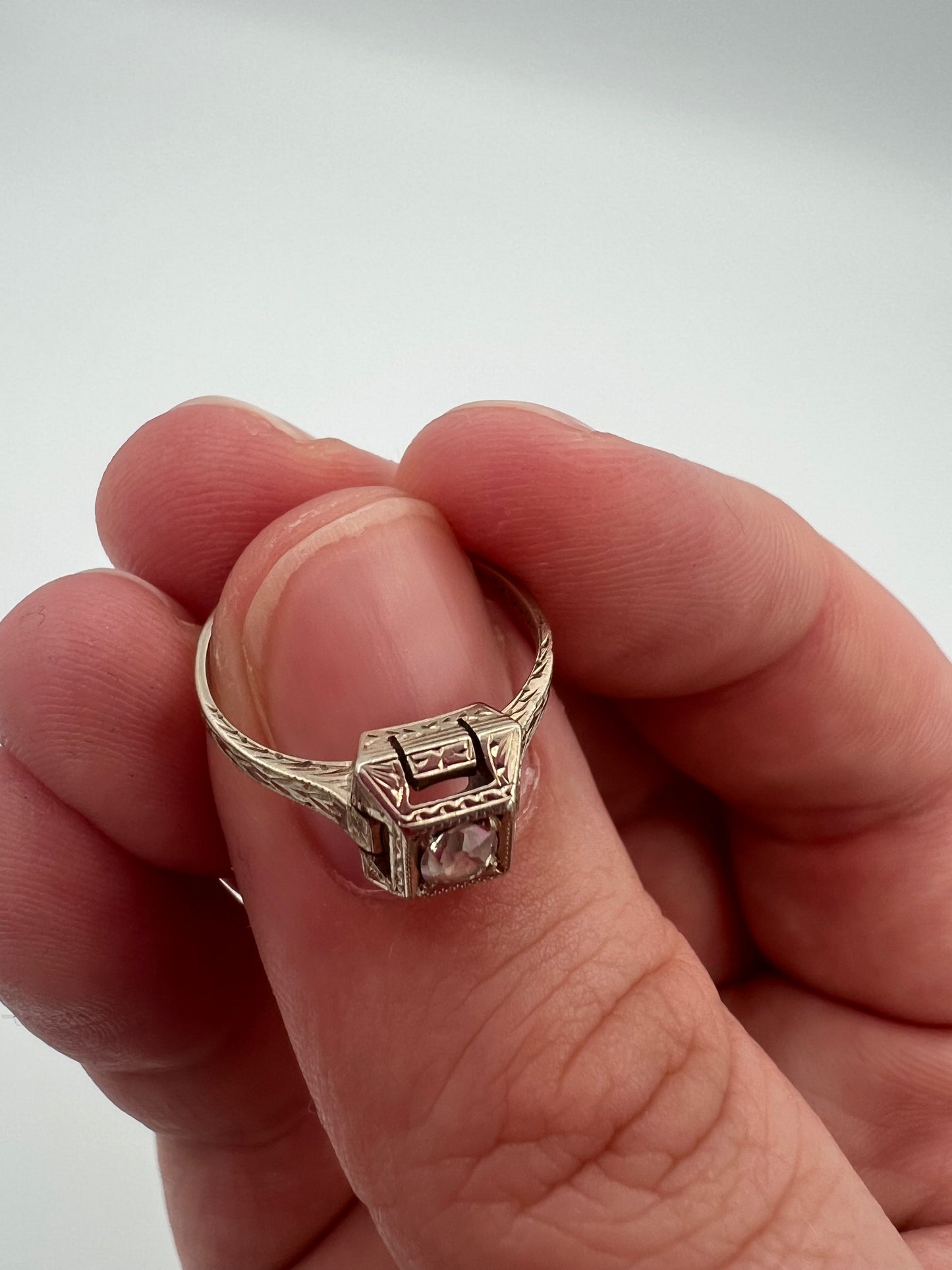 Art Deco Engagement Ring