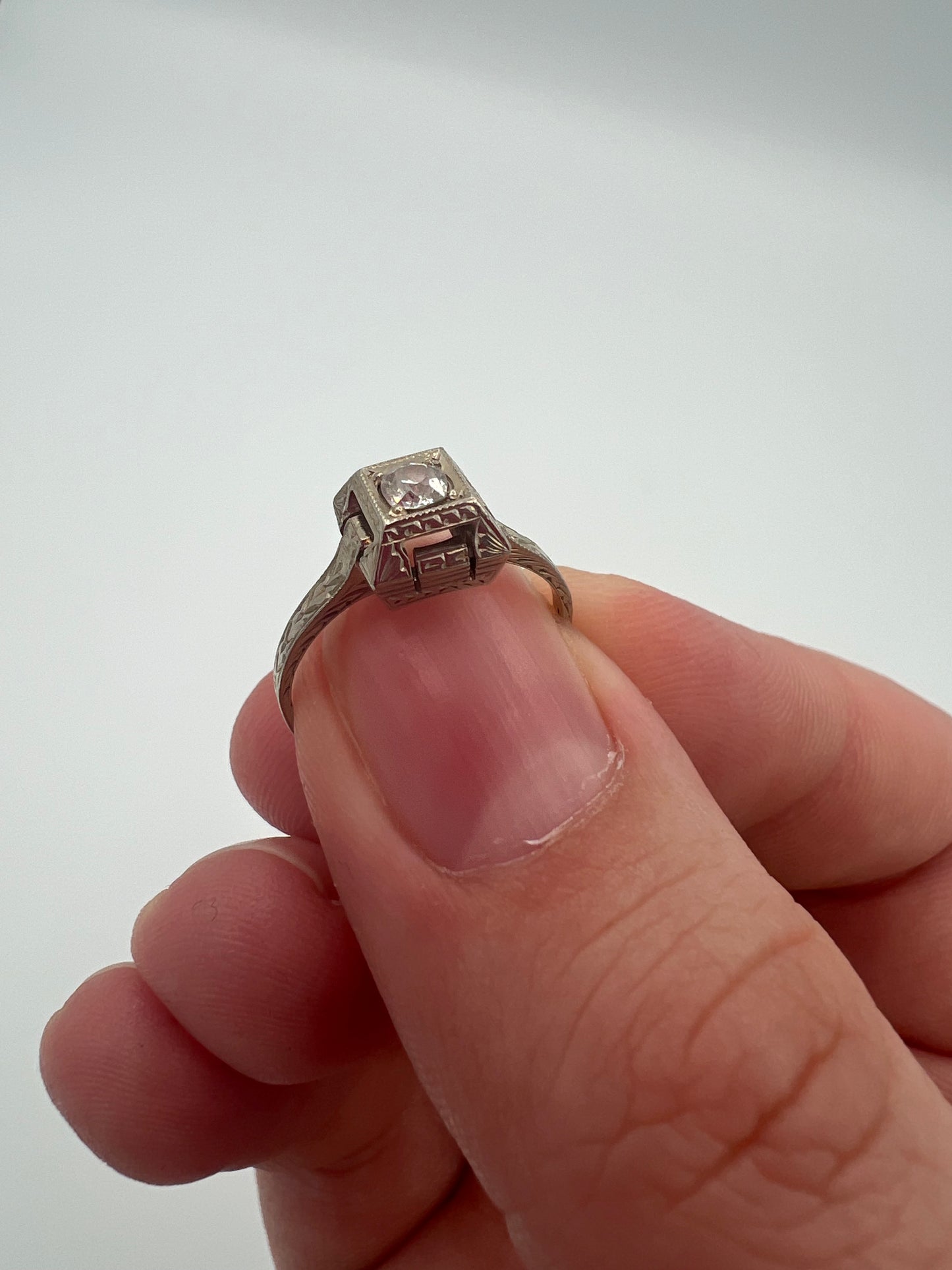 Art Deco Engagement Ring