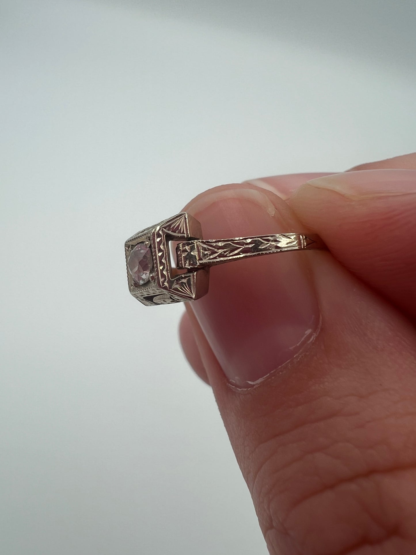 Art Deco Engagement Ring