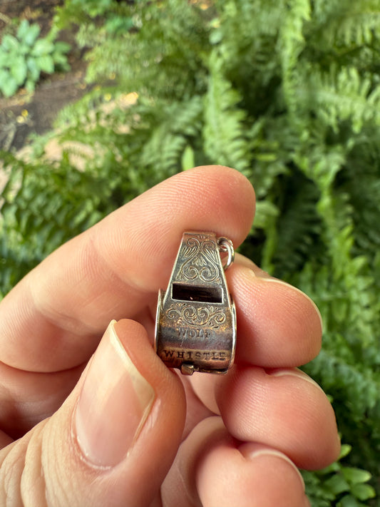 Sterling Silver Whistle Charm