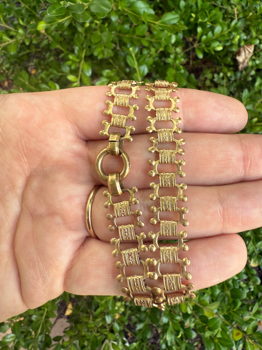 Victorian Book Chain Necklace