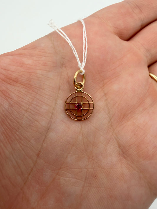 14k Ruby Charm