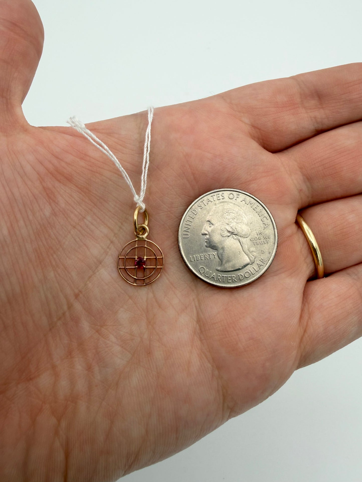 14k Ruby Charm