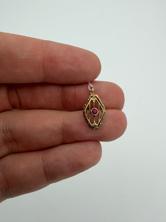 14k Art Deco Charm
