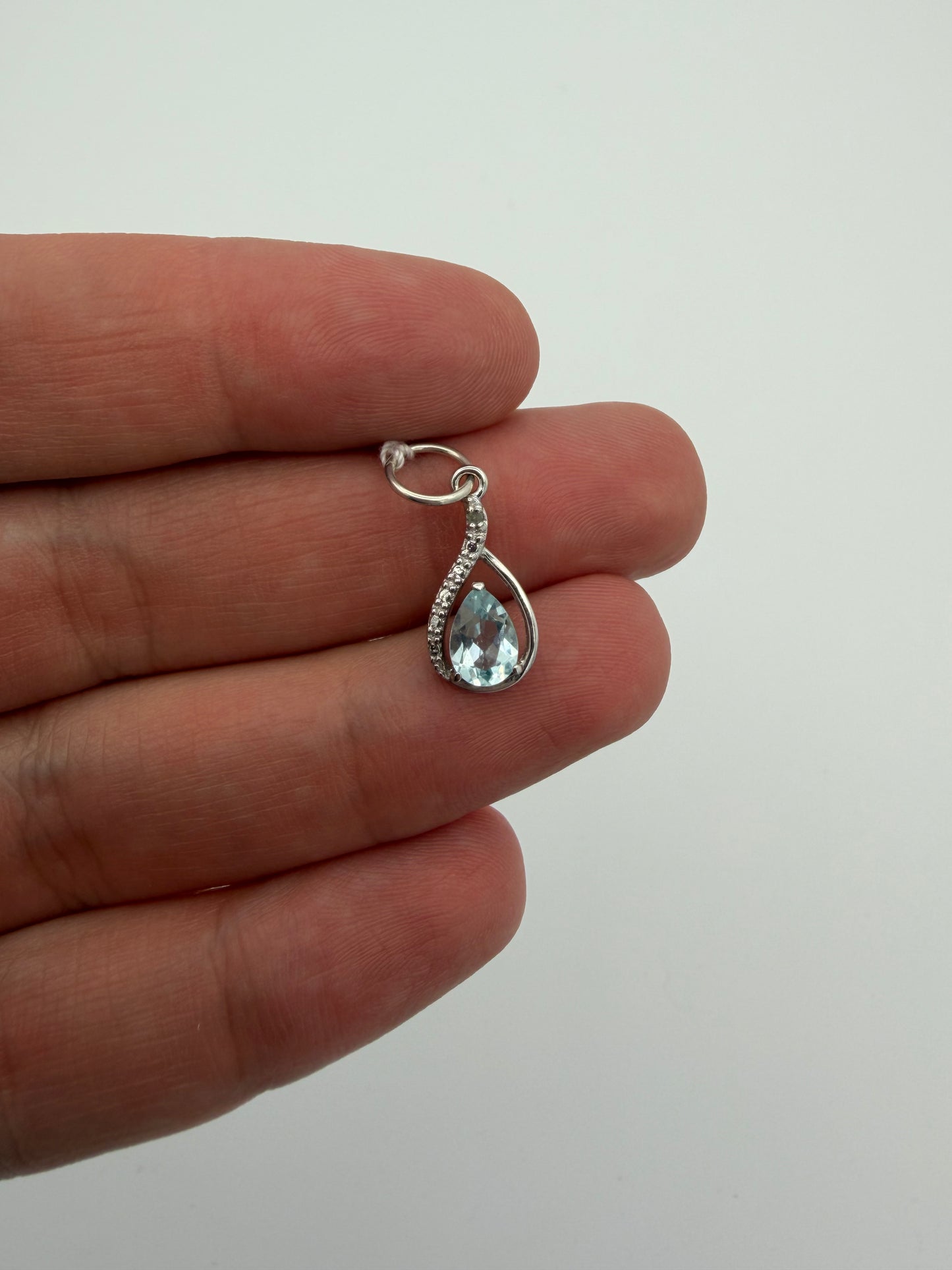 Blue Topaz Pendant