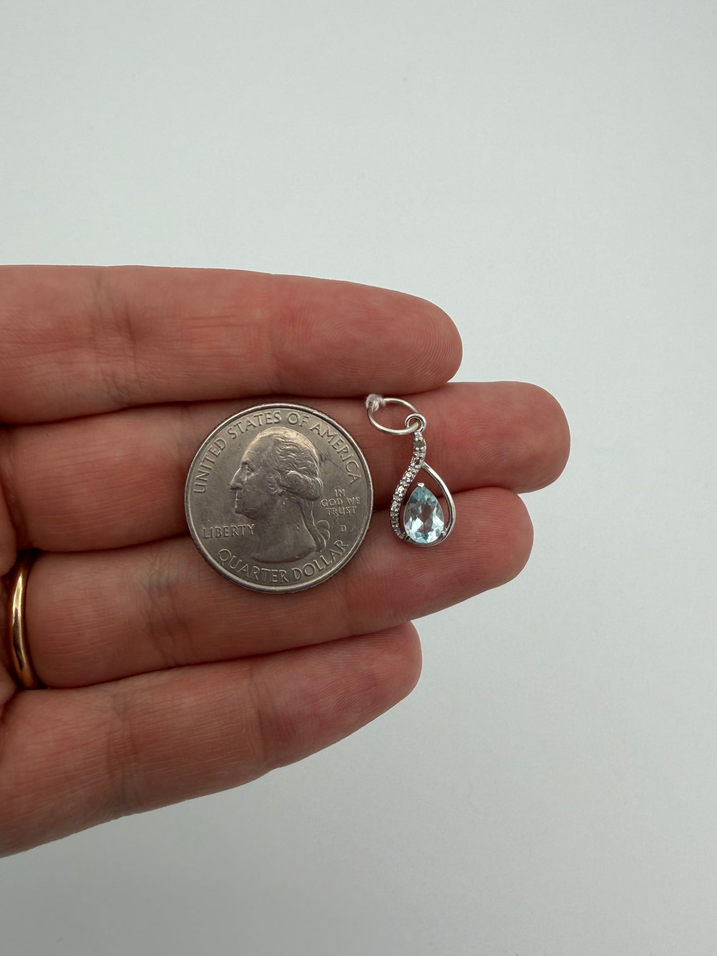 Blue Topaz Pendant