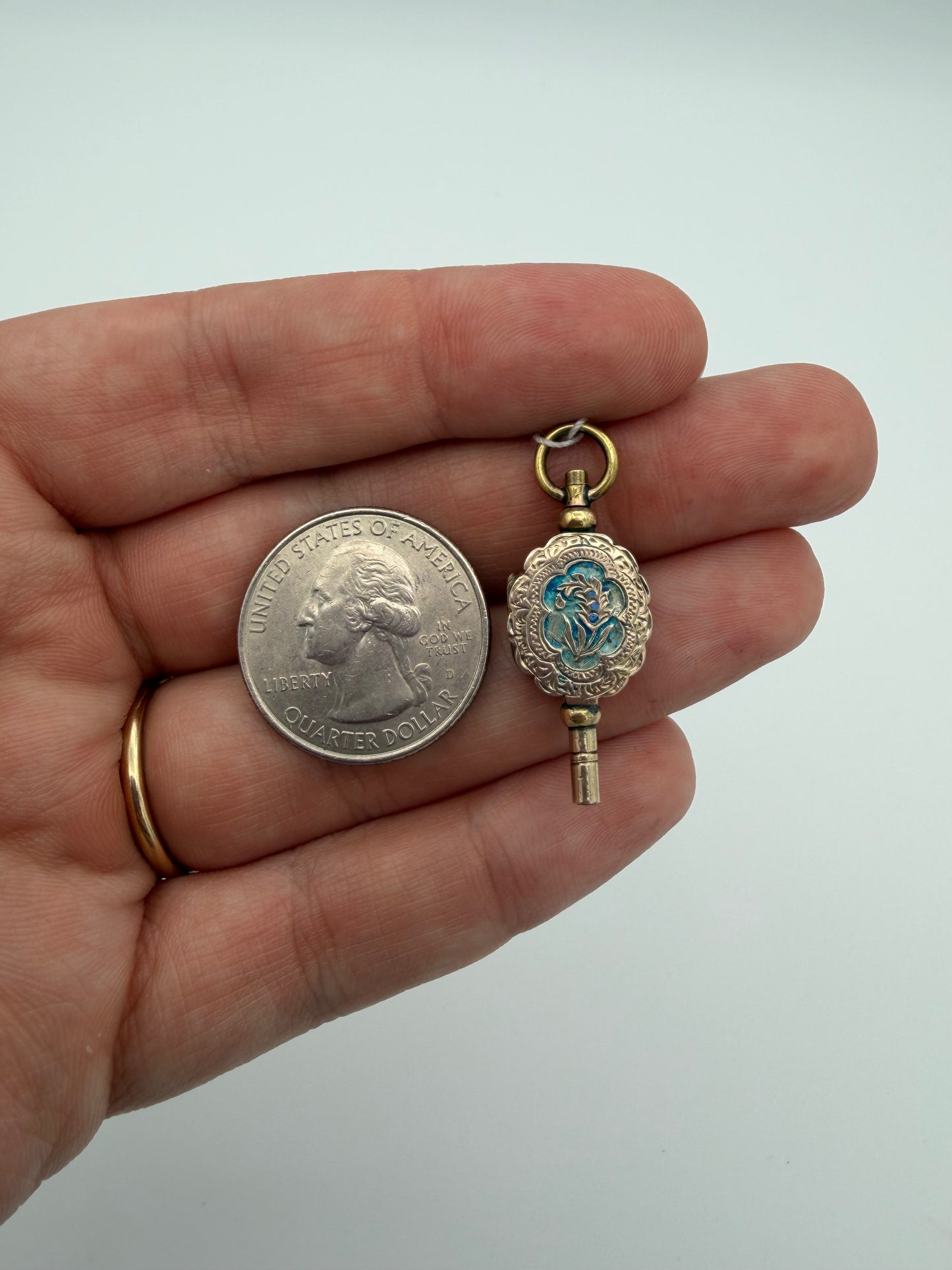 Gold Cased Watch Key