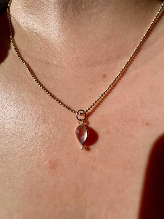 14k Moonstone Pendant
