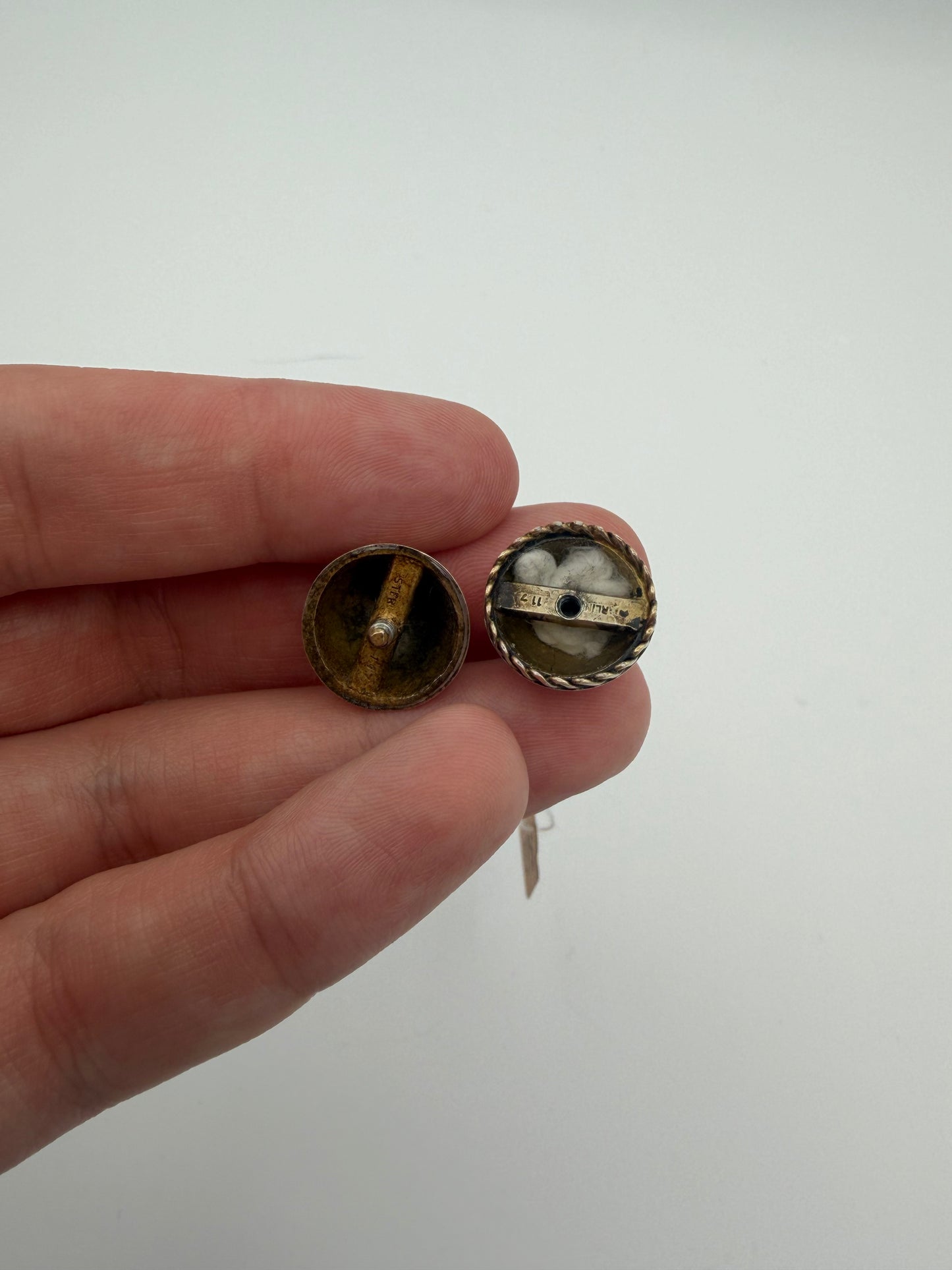 Sterling and Enamel Vinaigrette