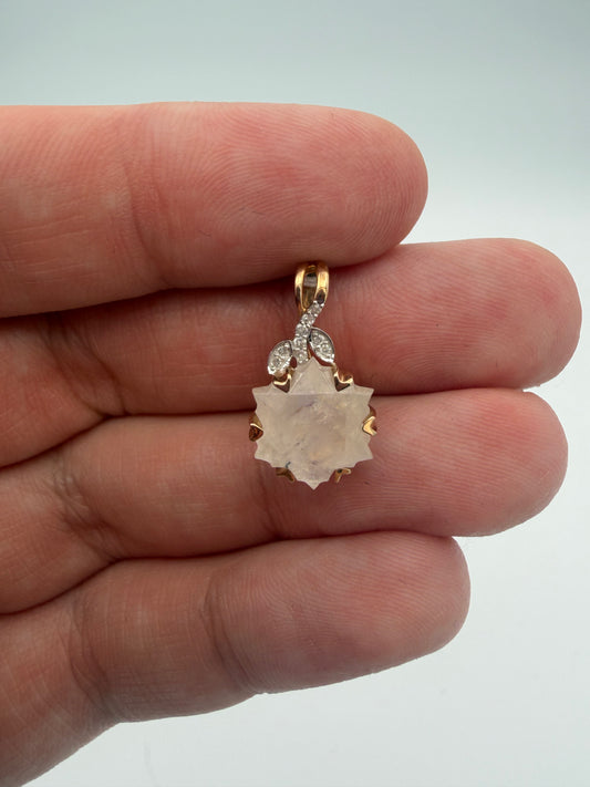9k Moonstone Pendant