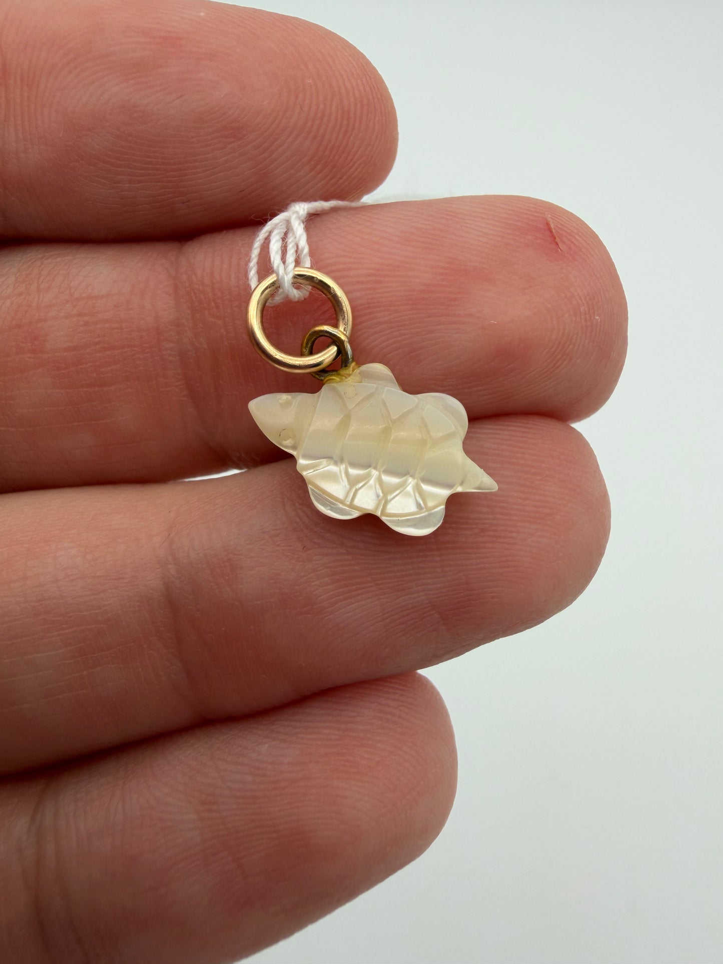 Mother of Pearl Turtle Charm