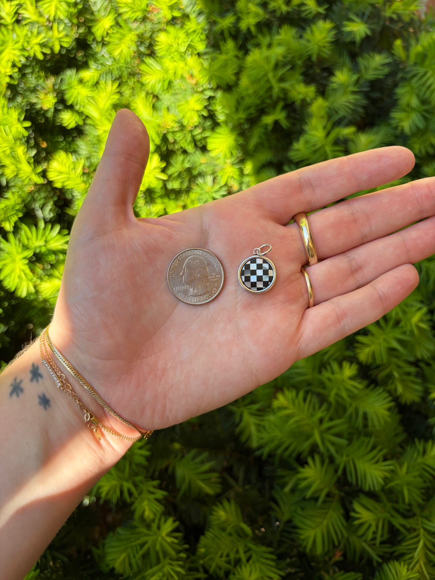 Large Circle Checkerboard