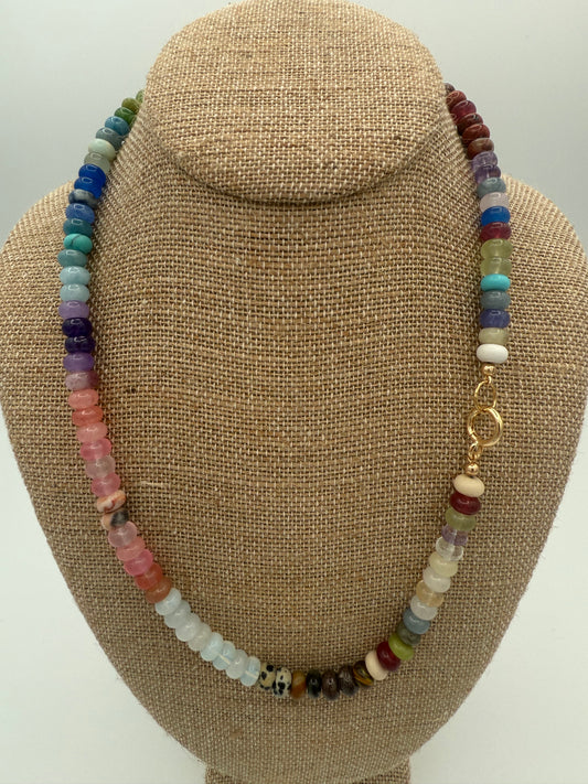 Multi-colored gemstone Necklace