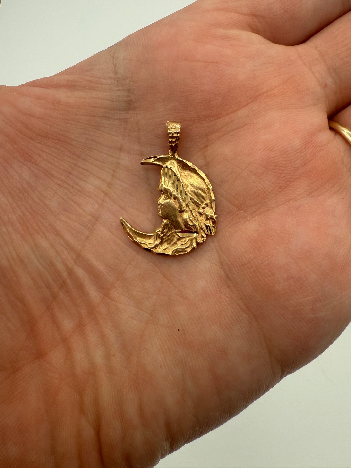 VIntage 14K Moon Goddess