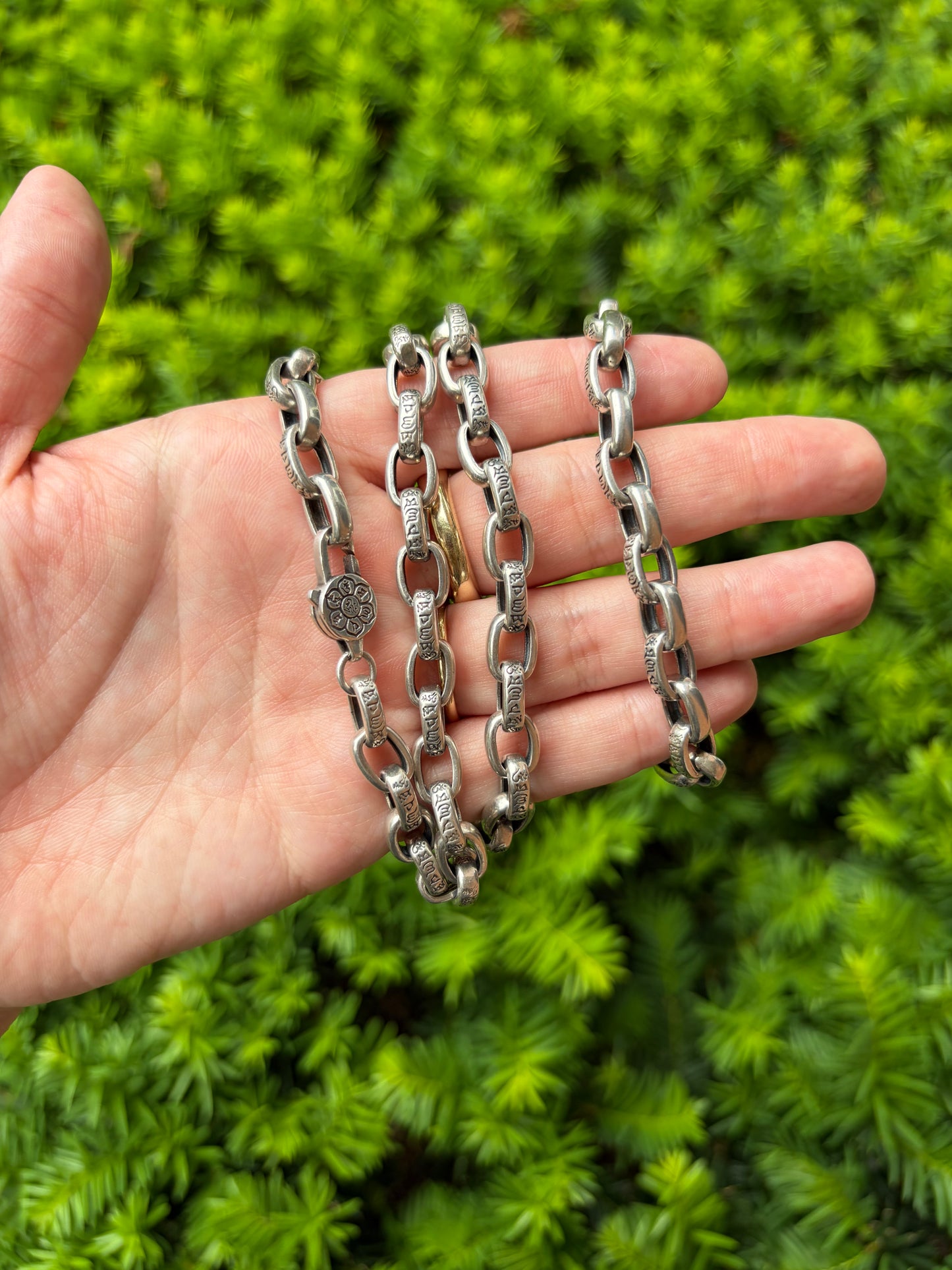Sterling Silver Buddhist Chain