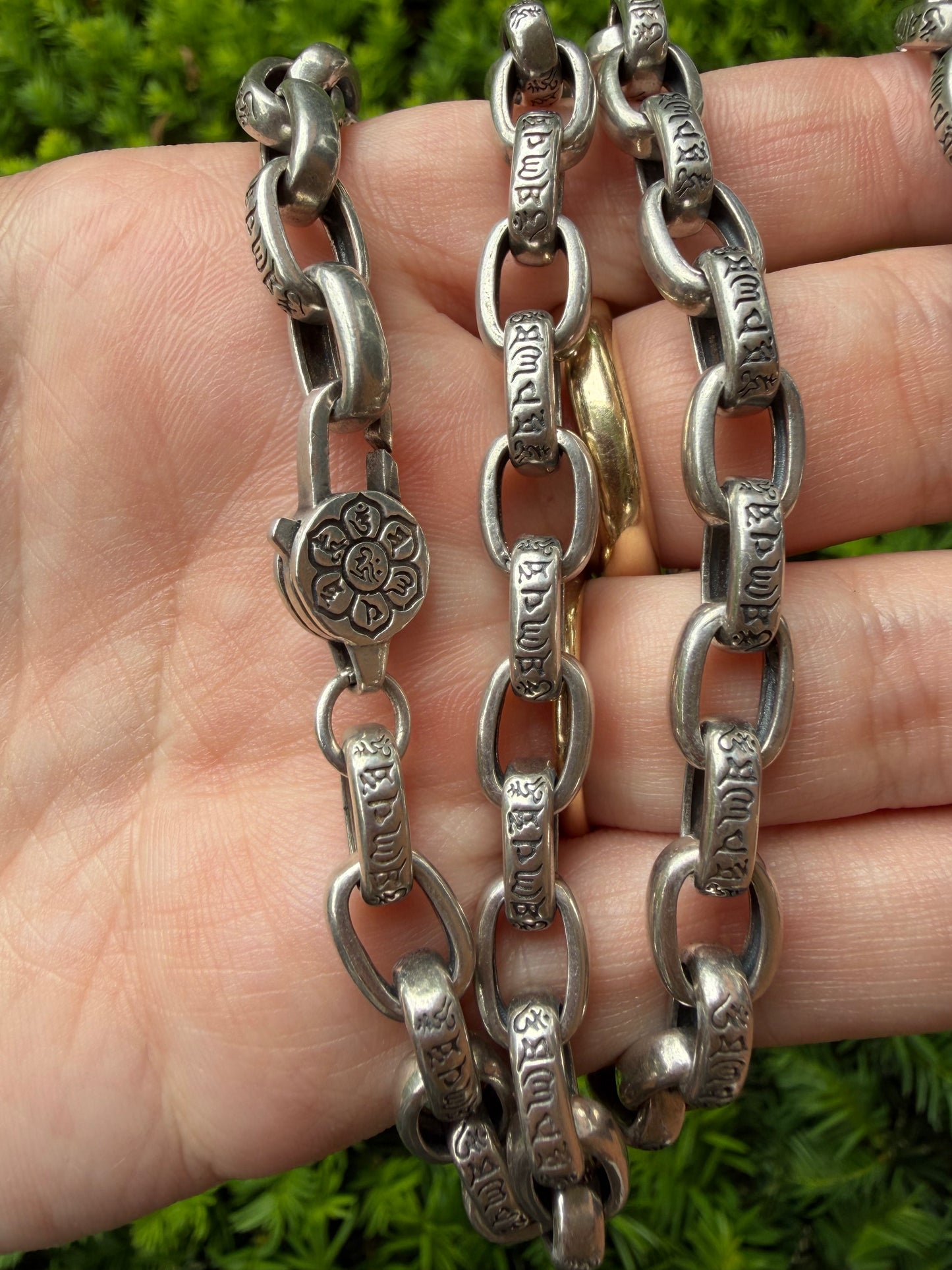 Sterling Silver Buddhist Chain