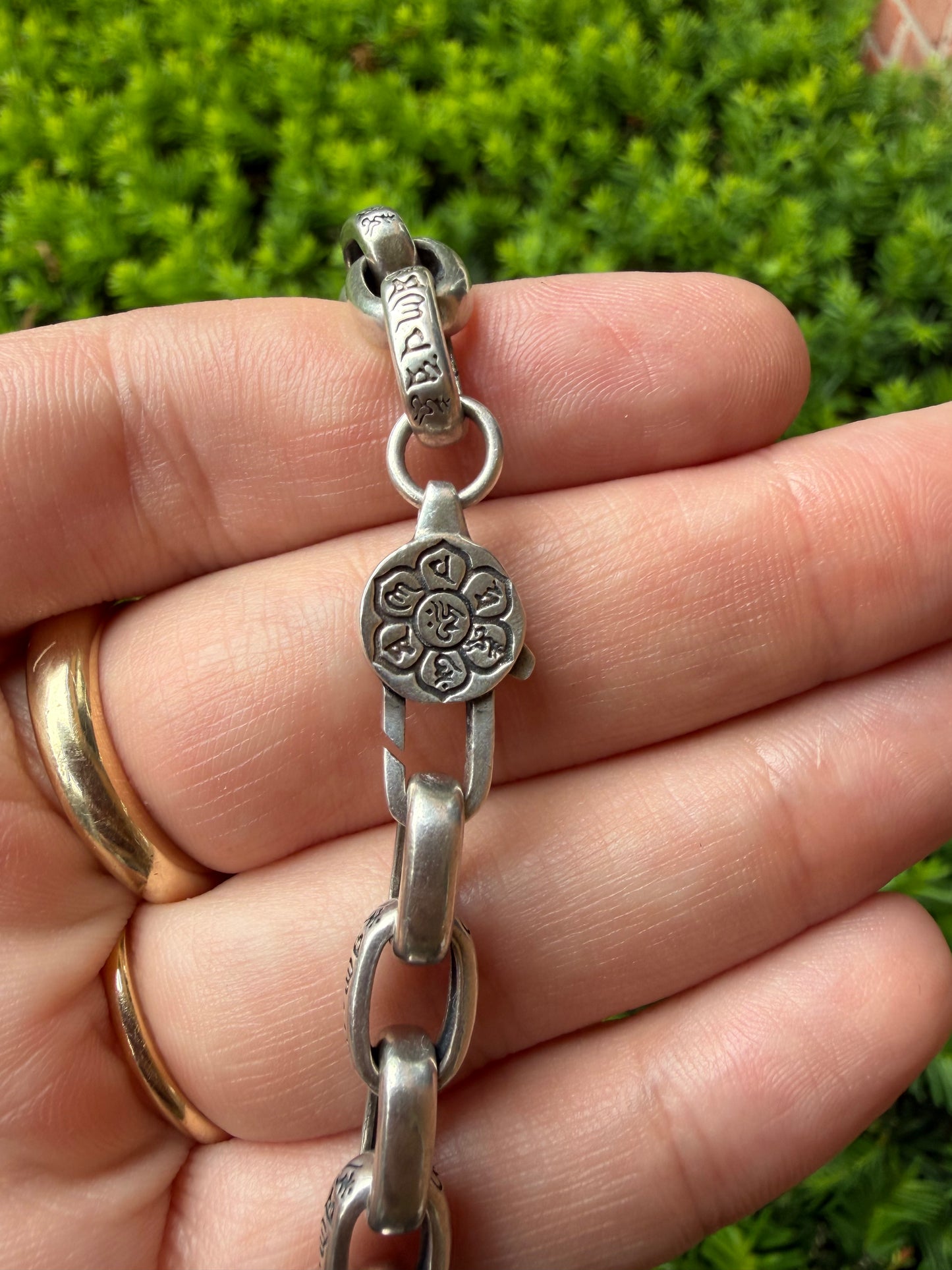 Sterling Silver Buddhist Chain