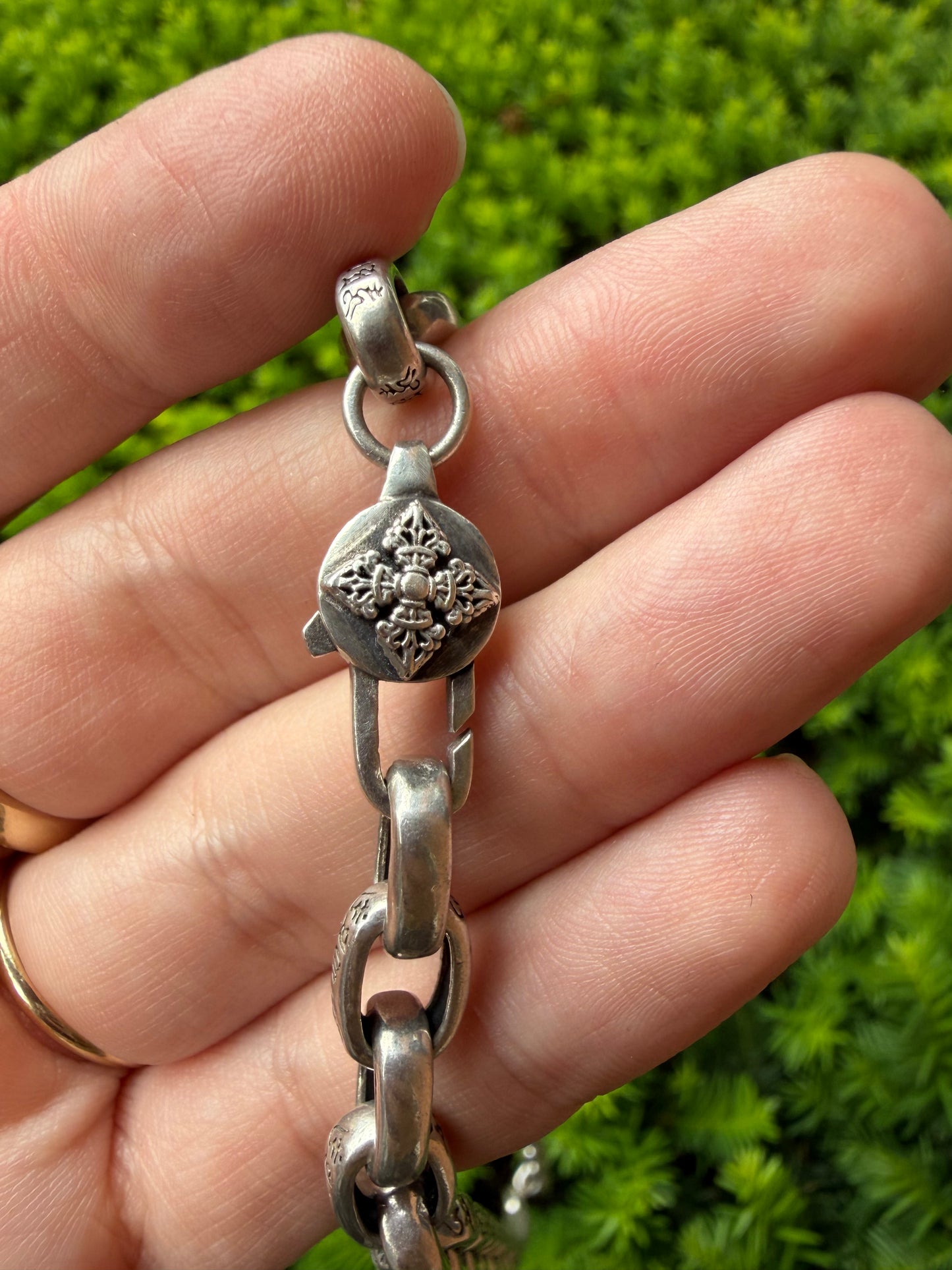 Sterling Silver Buddhist Chain