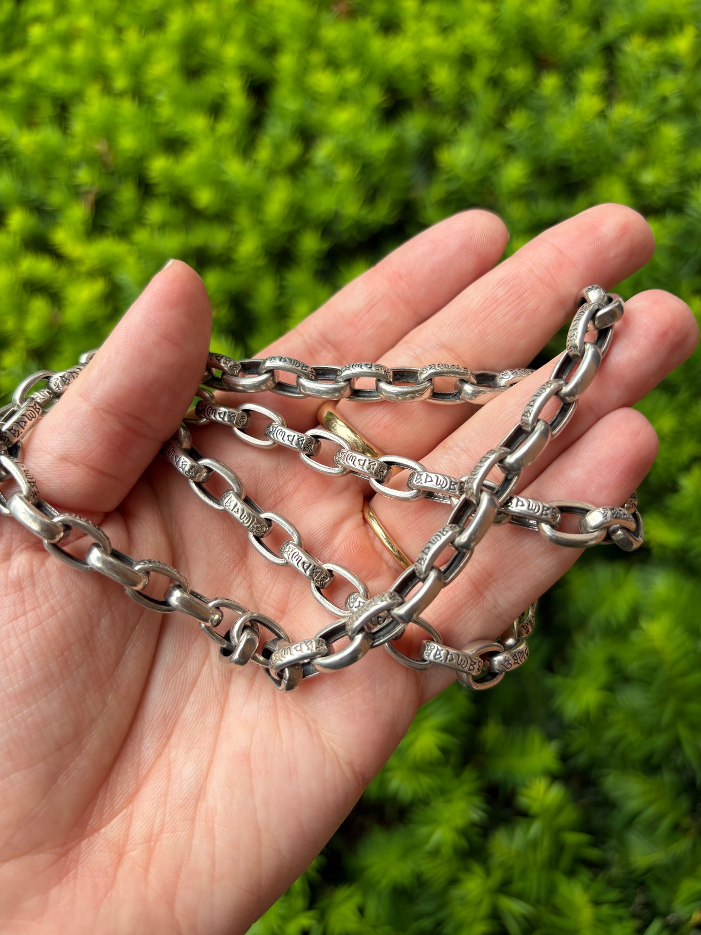 Sterling Silver Buddhist Chain