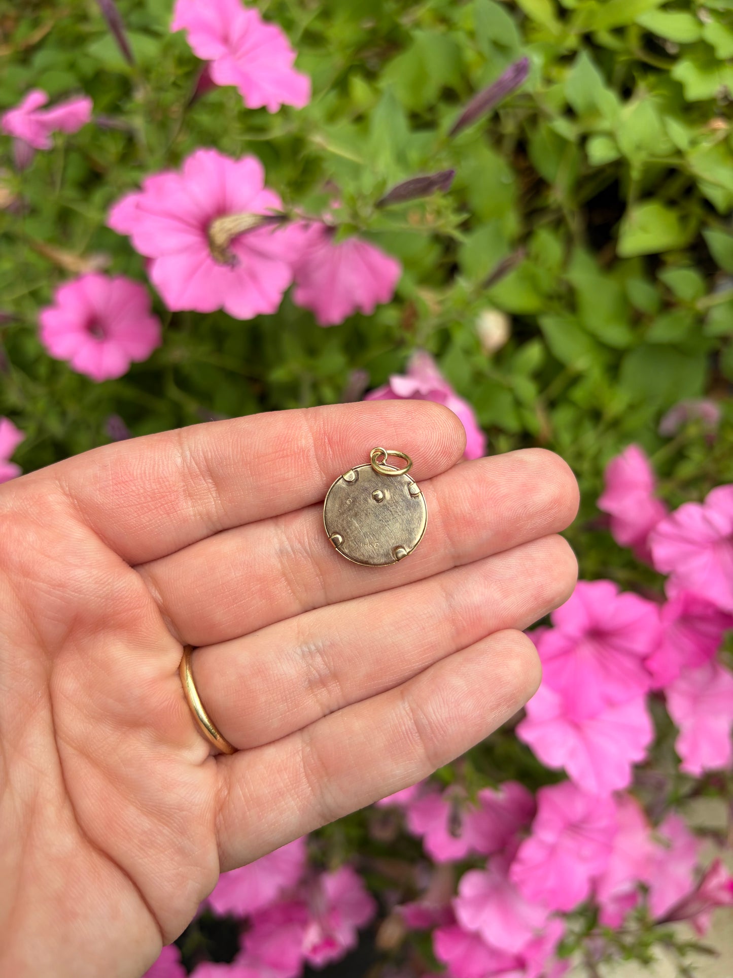 Floral Mother of Pearl Charm