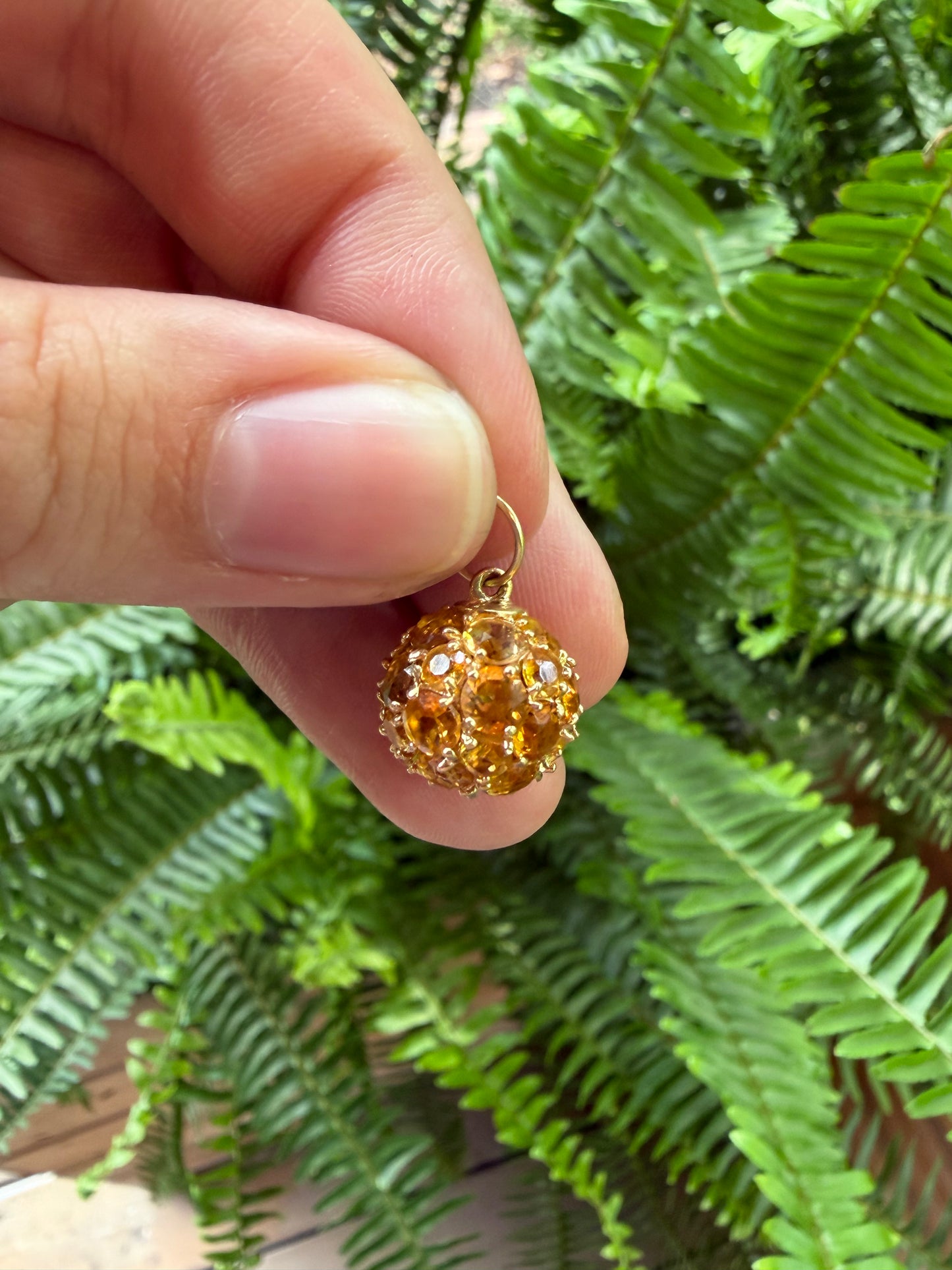 Citrine Disco Ball