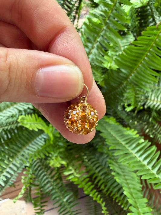 Citrine Disco Ball