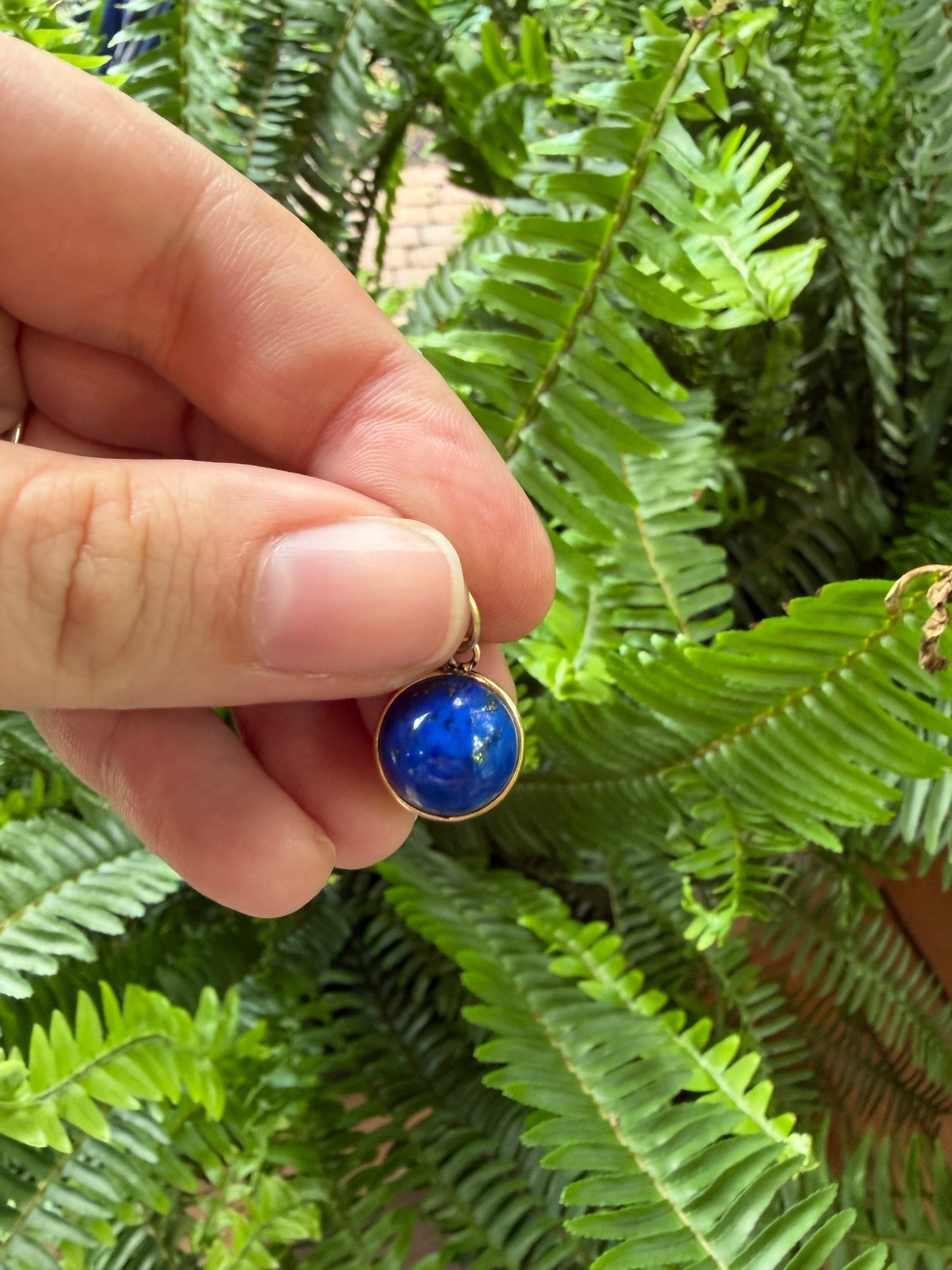 14k Lapis Charm
