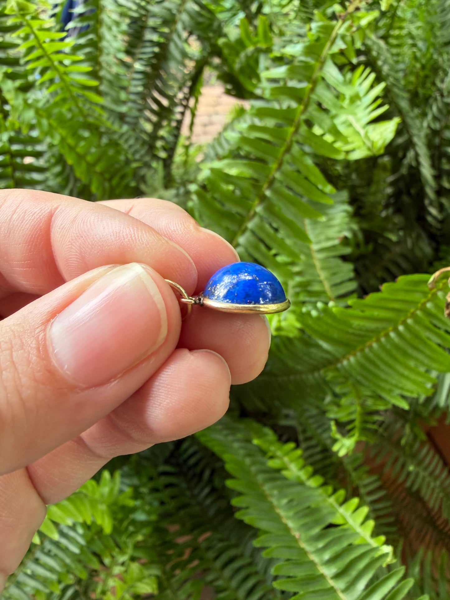 14k Lapis Charm