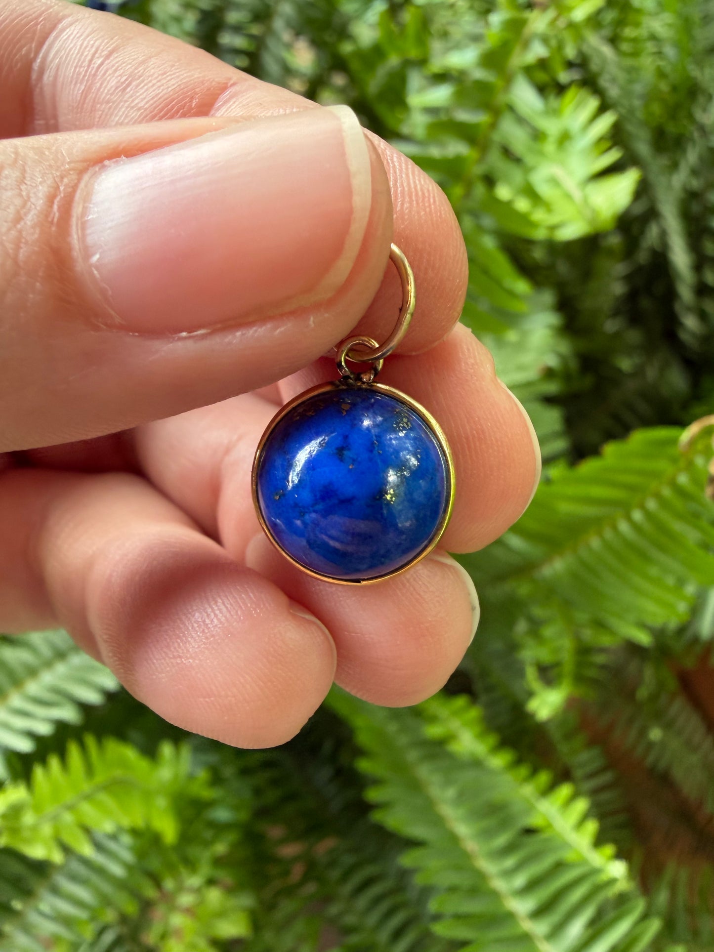 14k Lapis Charm
