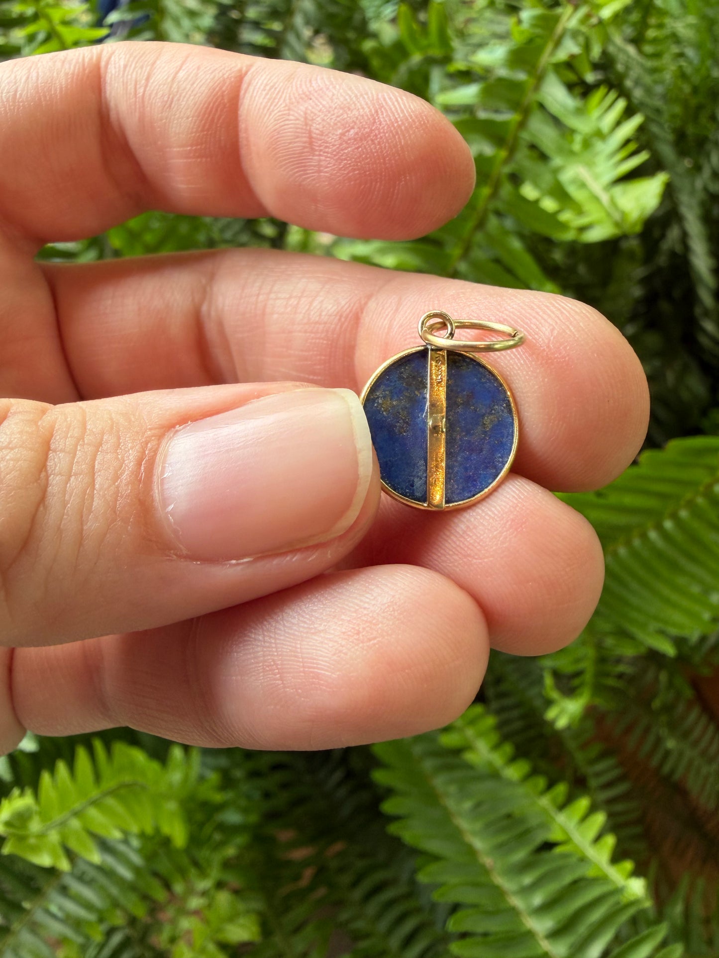 14k Lapis Charm