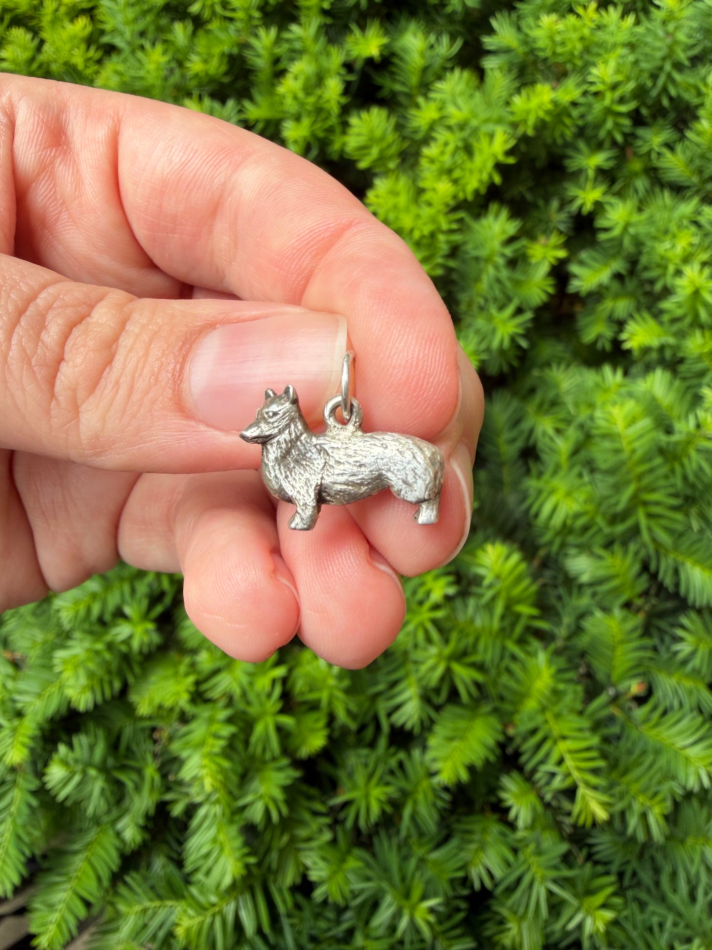Sterling Silver Corgi