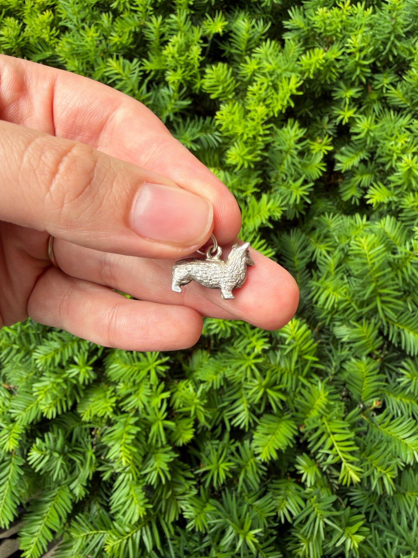 Sterling Silver Corgi