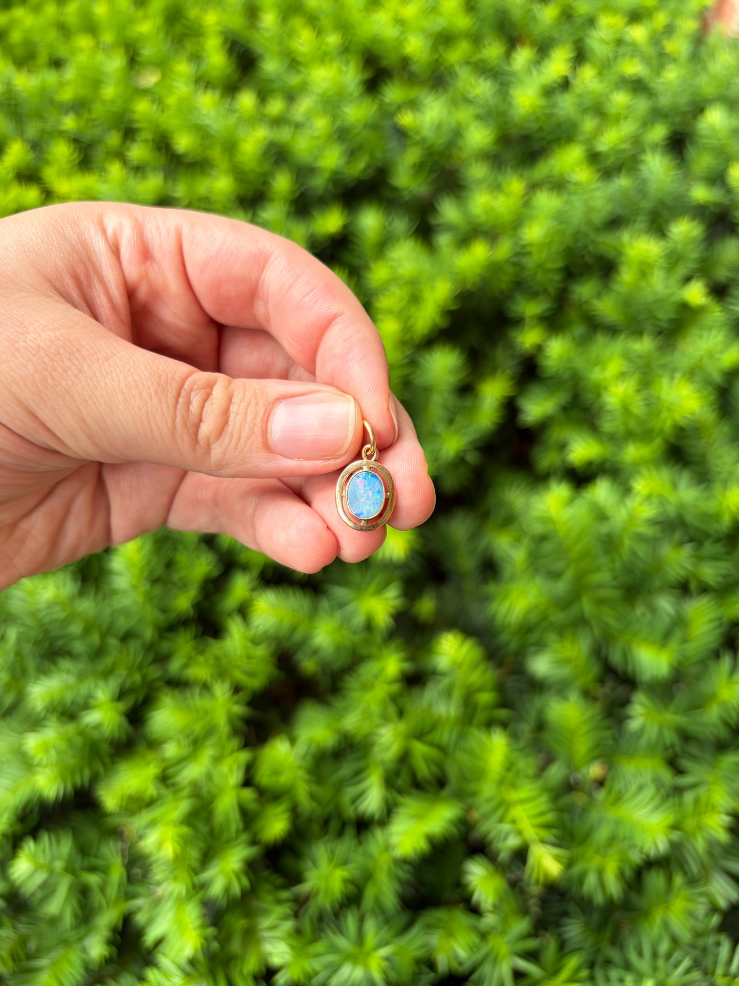 10k Opal Charm