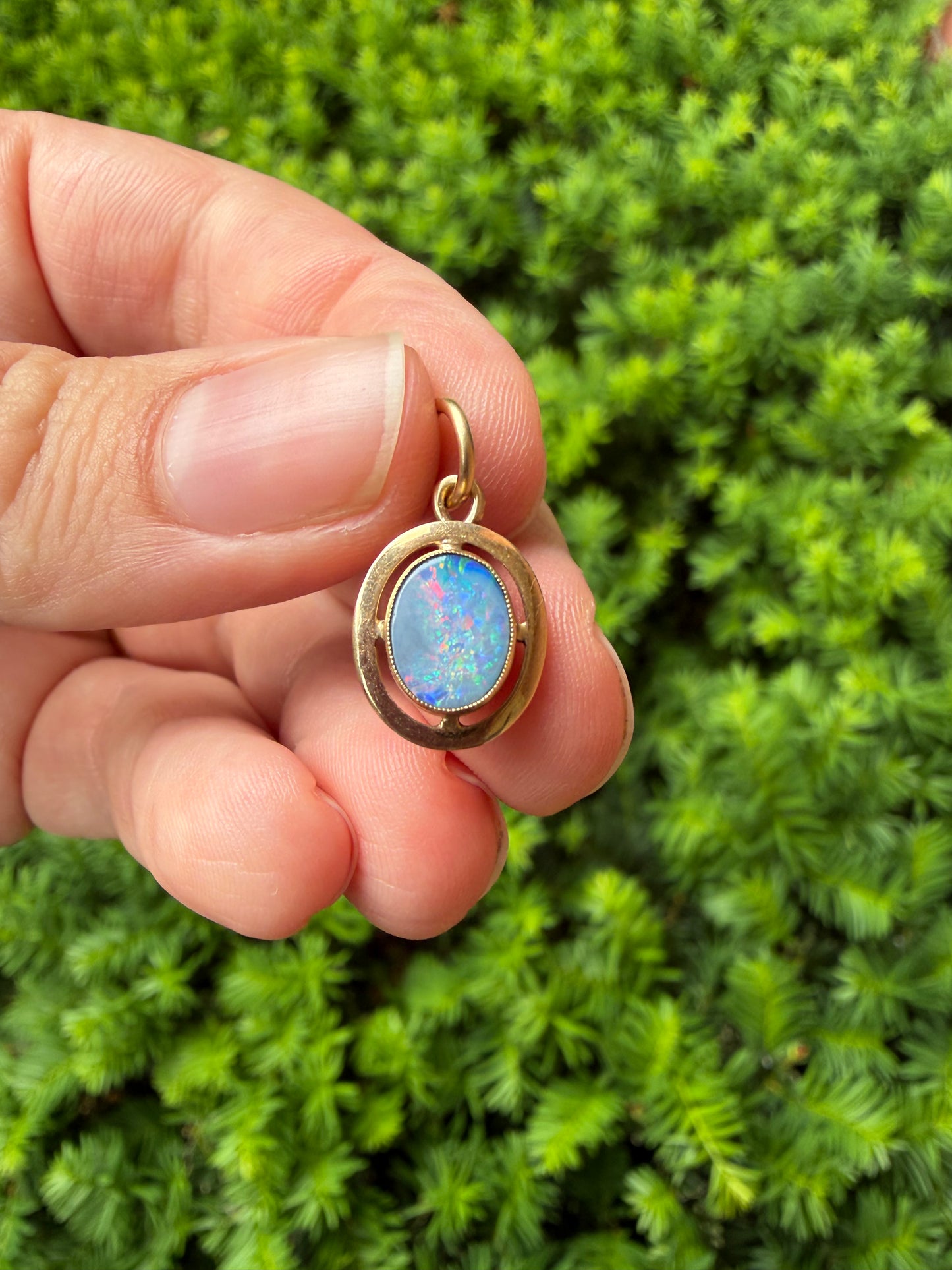10k Opal Charm