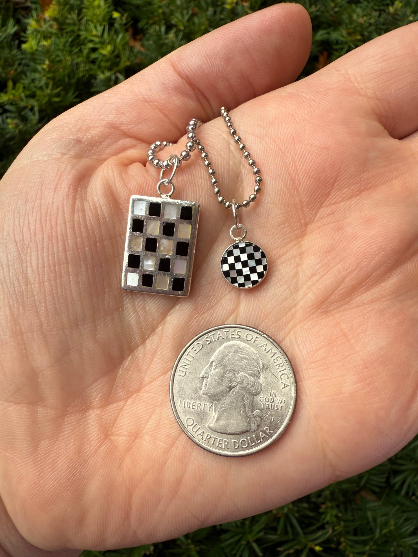 Checkerboard Pendant