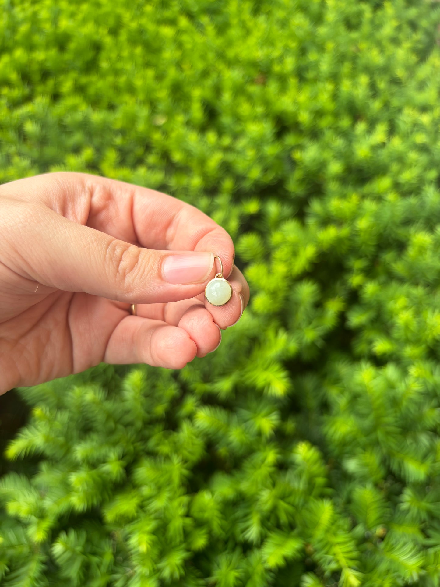 Light Green Jade Charm