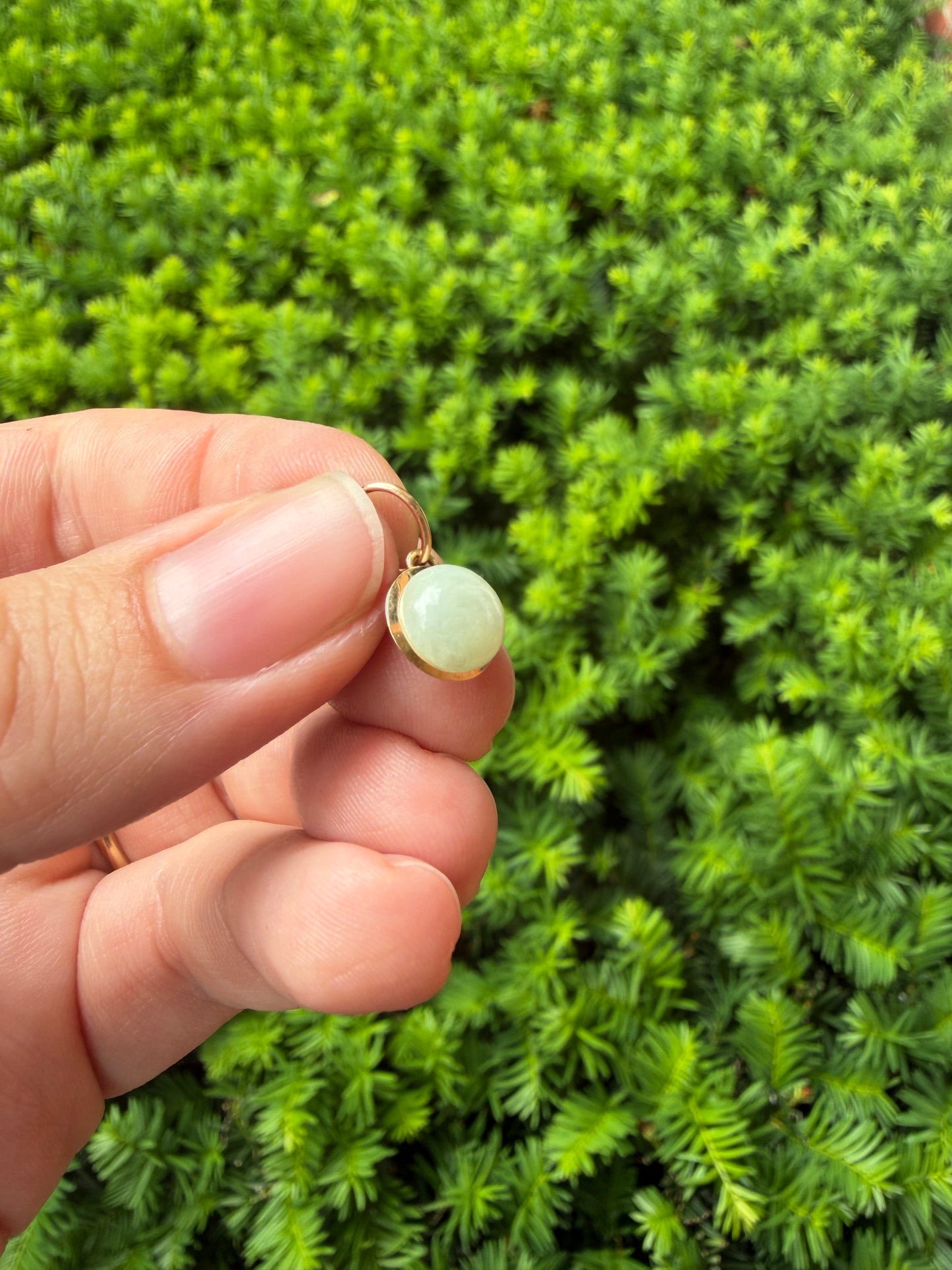 Light Green Jade Charm