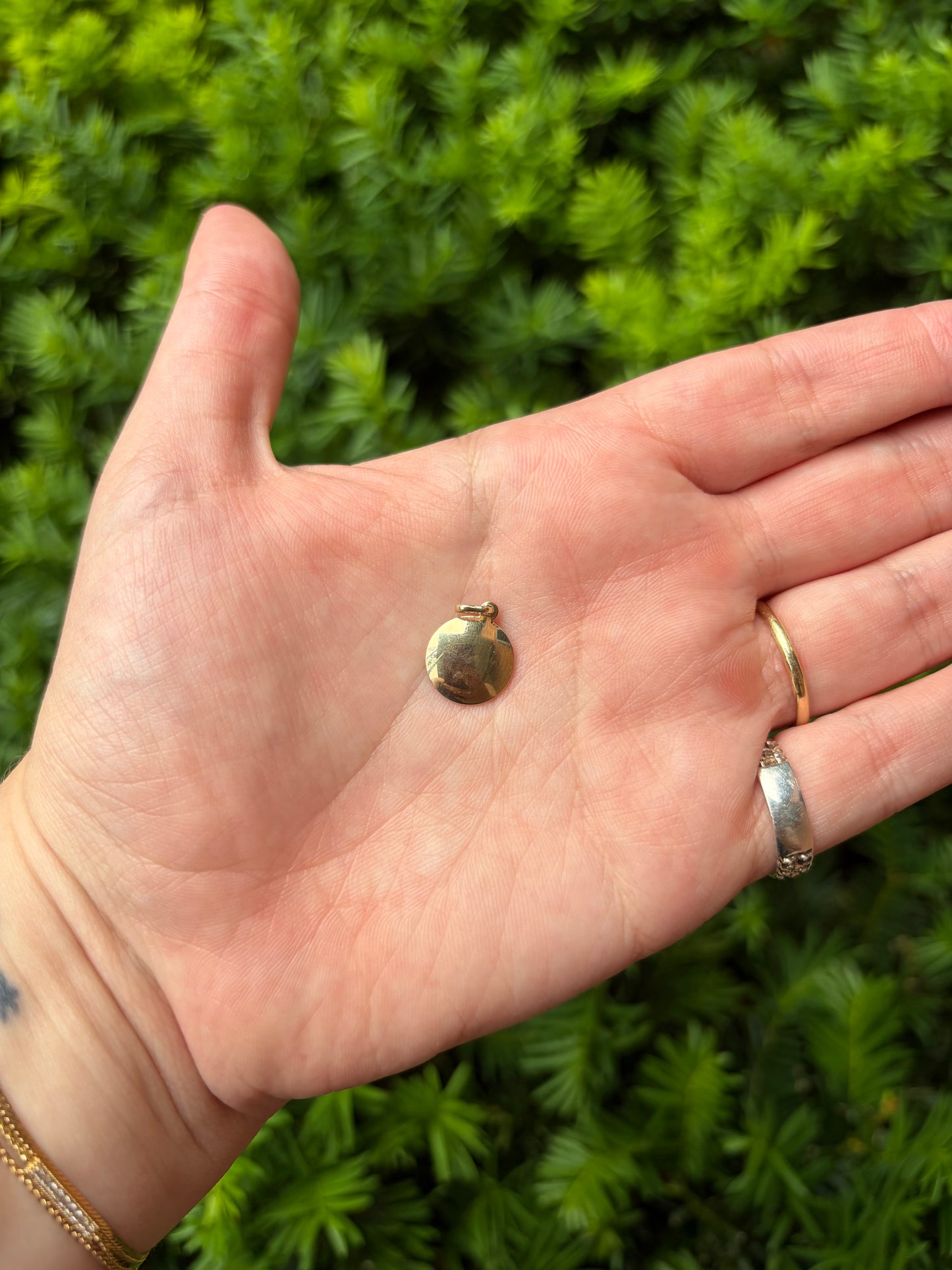 10k Evil Eye Charm