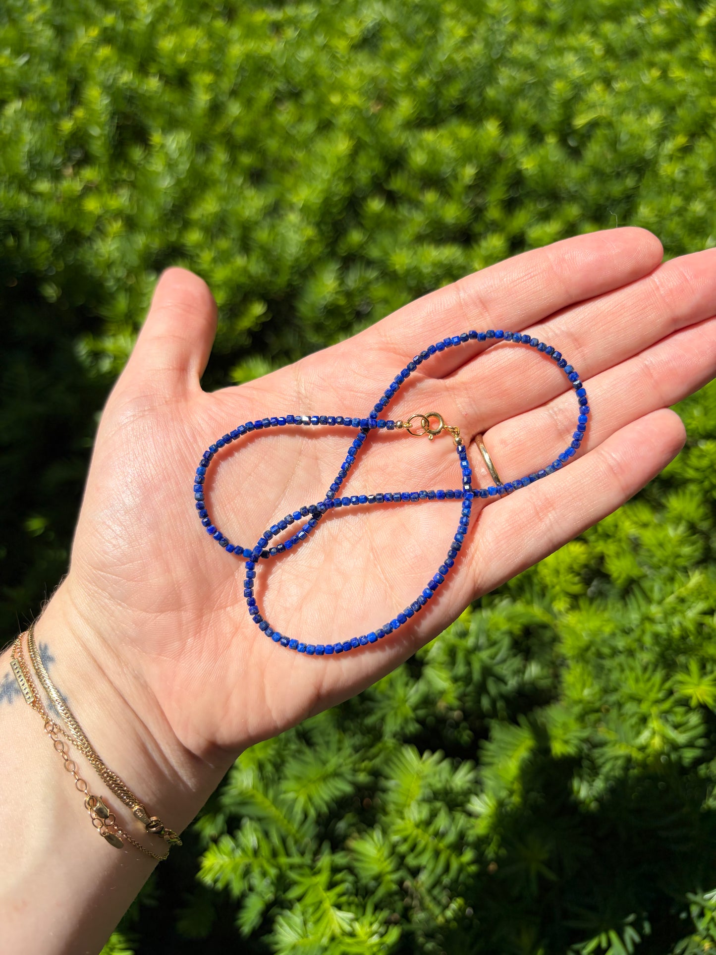 Square Lapis Necklace