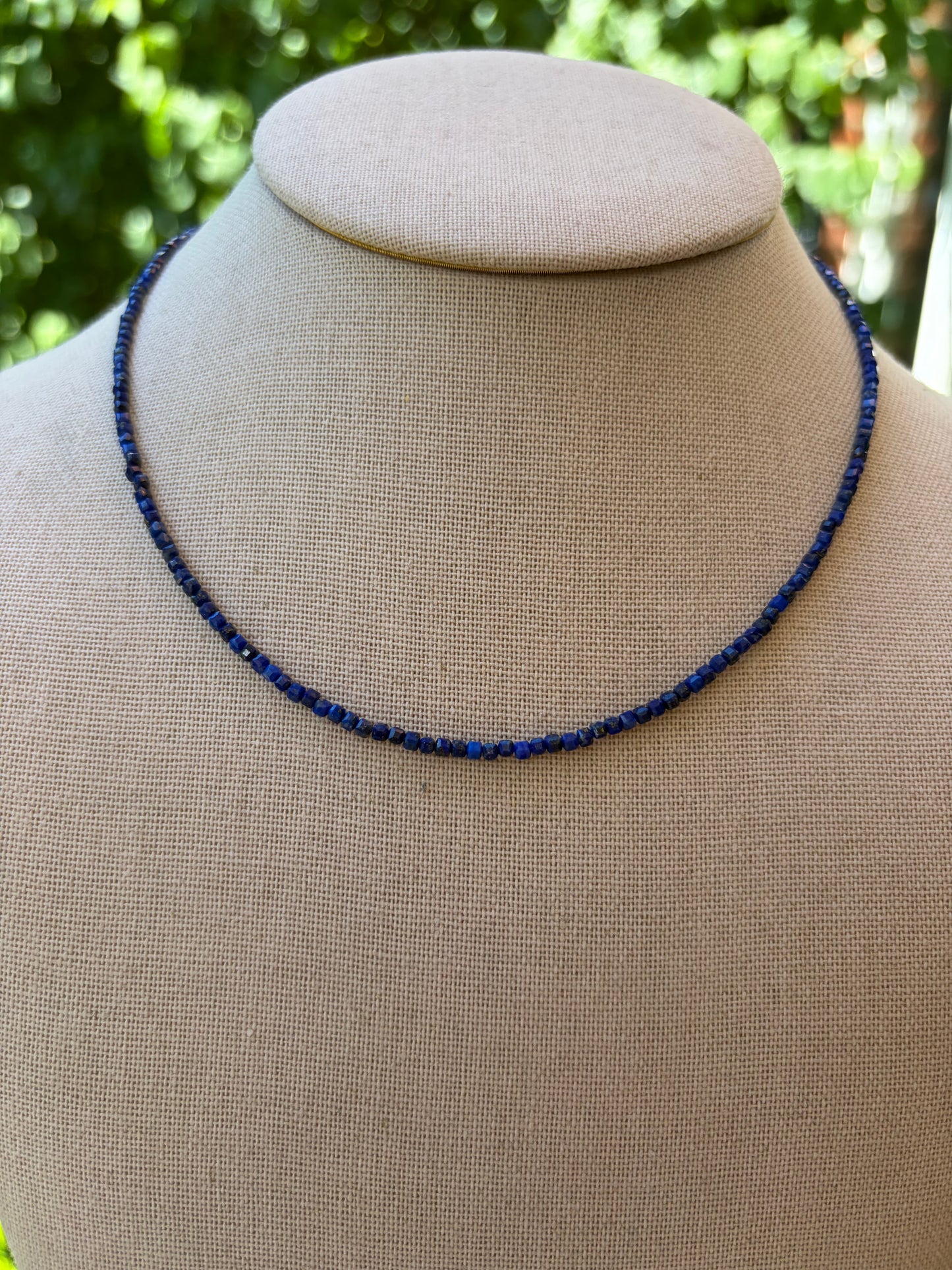 Square Lapis Necklace