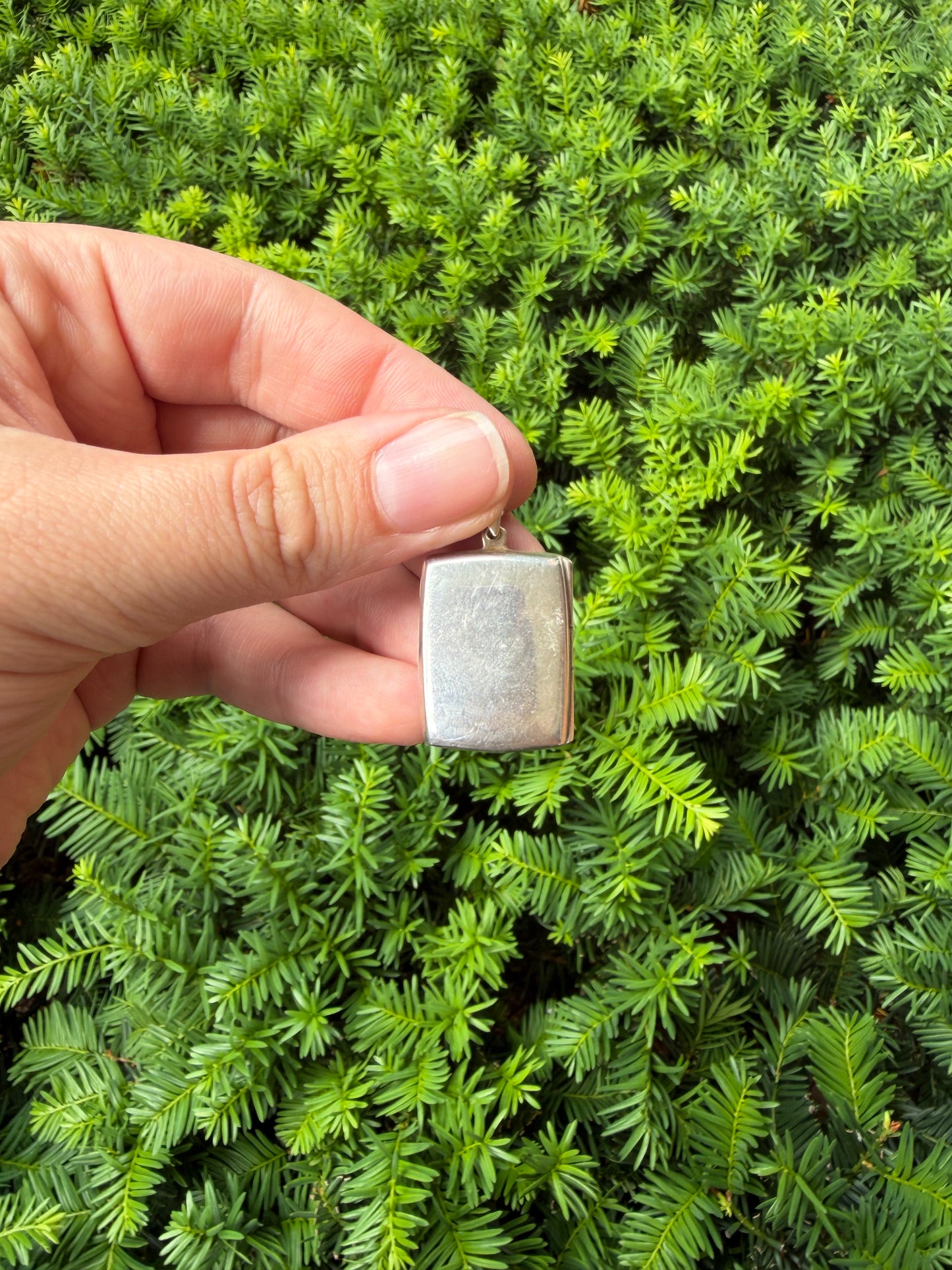 Sterling Silver Rectangle Locket