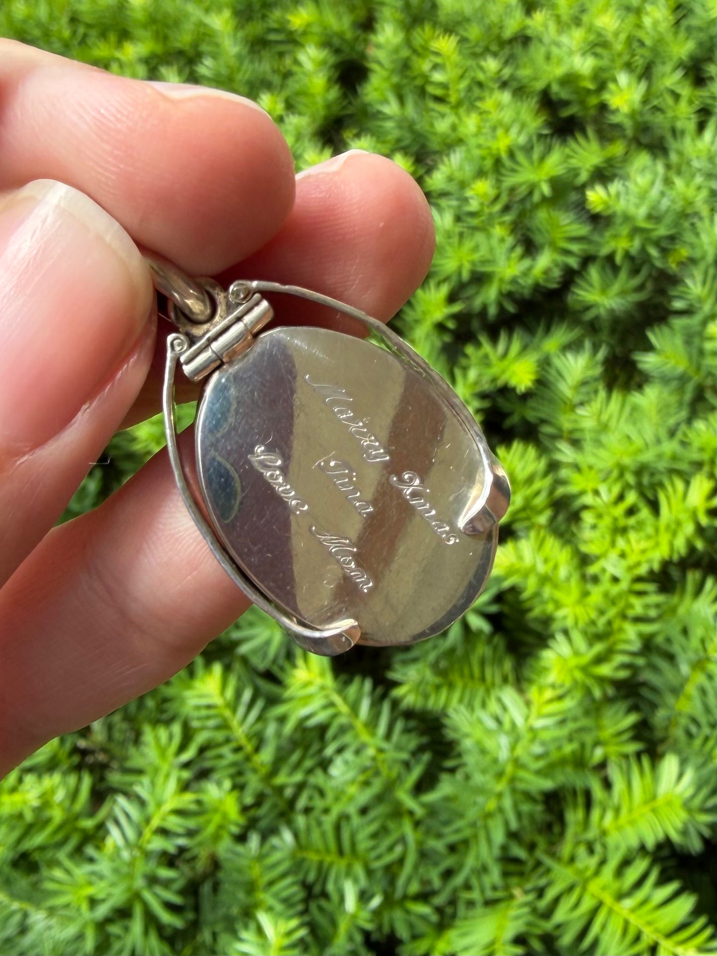 Sterling Silver Oval Multi-Picture Locket